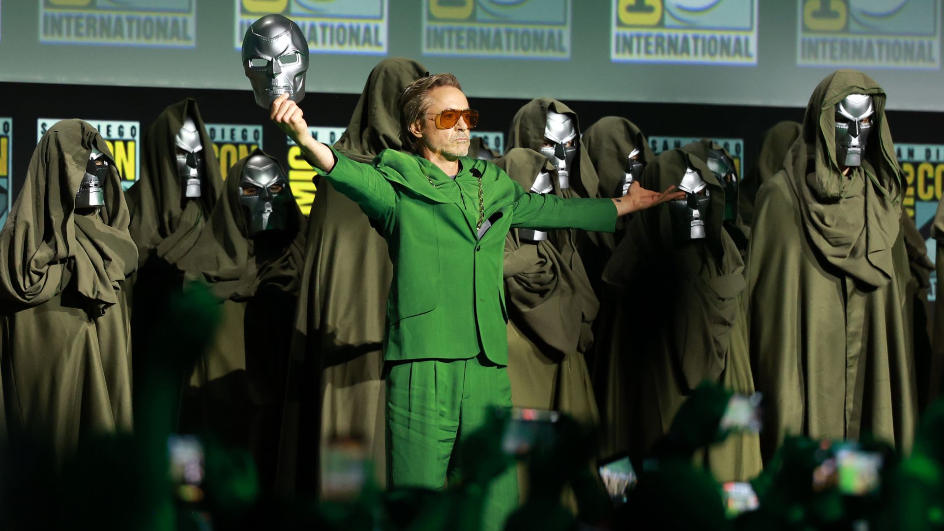 Doutor Destino, novo personagem de Robert Downey Jr. na Marvel, aparece em cena pós-créditos de Quarteto Fantástico: Primeiros Passos (Foto: Matt Winkelmeyer/Getty Images)