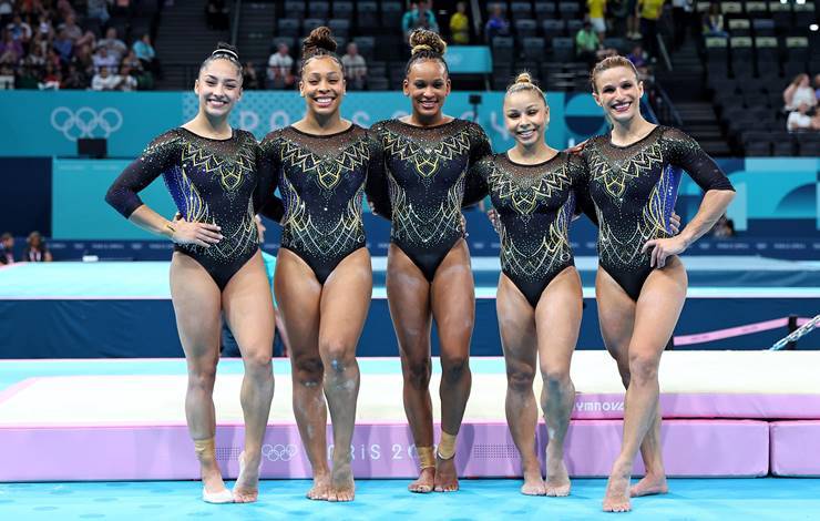 Ginastas brasileiras em 2024 (Imagem: Reprodução)