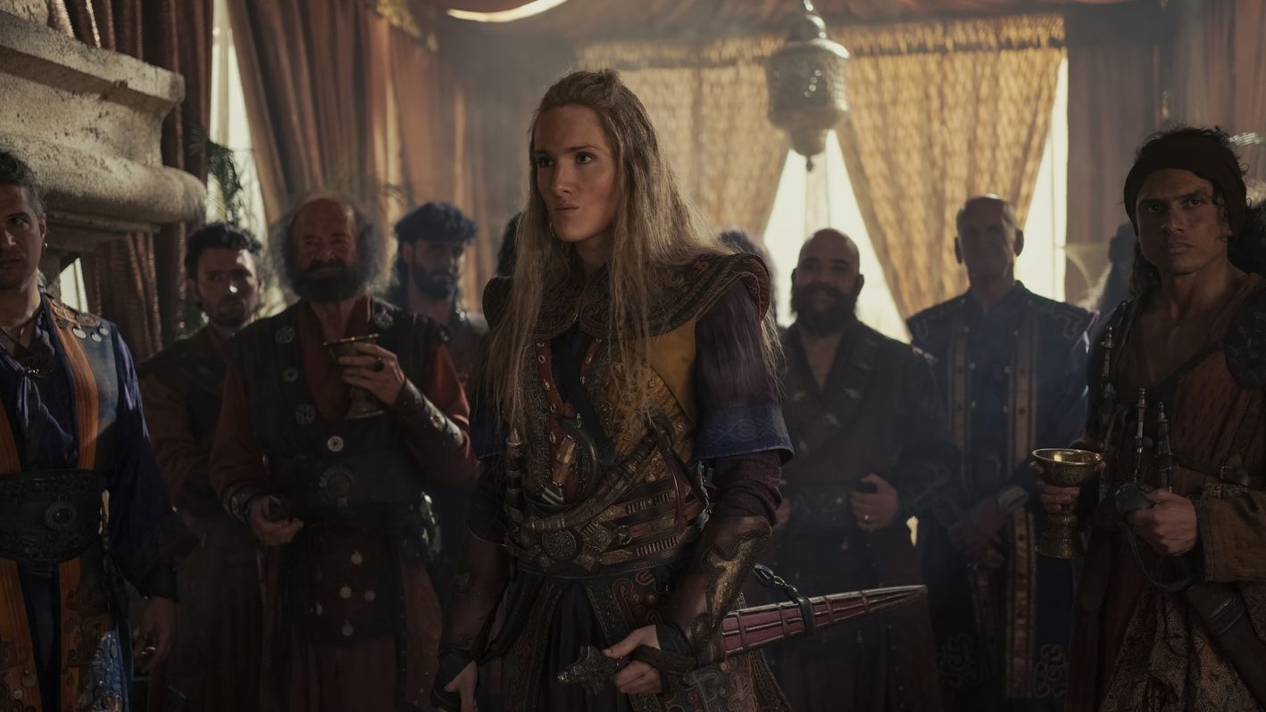 Almirante Sharako Lohar, personagem de Abigail Thorn (Foto: Theo Whiteman/HBO)