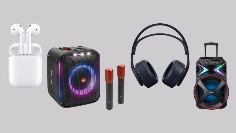 Caixa de som, fone de ouvido e muitos outros itens para presentear na data especial