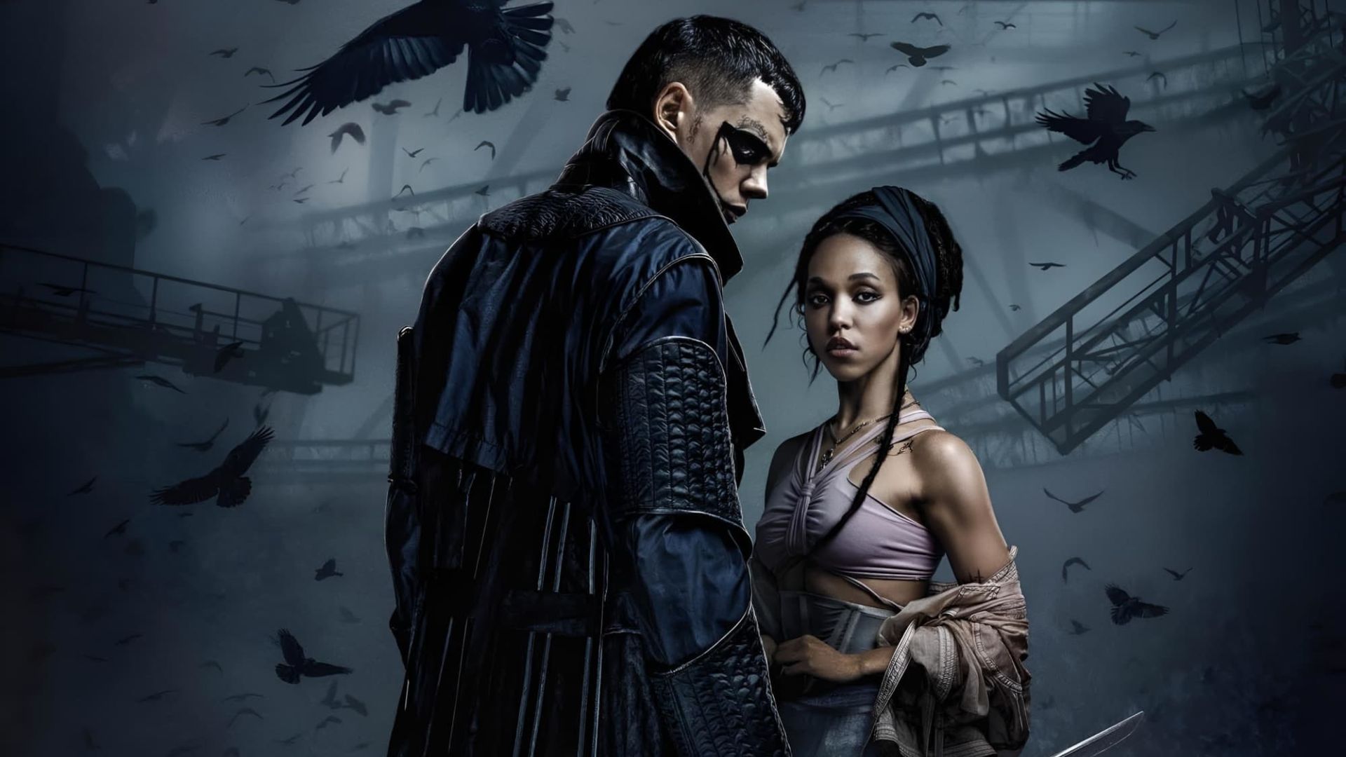 O Corvo, remake com Bill Skarsgård e FKA Twigs, estreia nos cinemas brasileiros