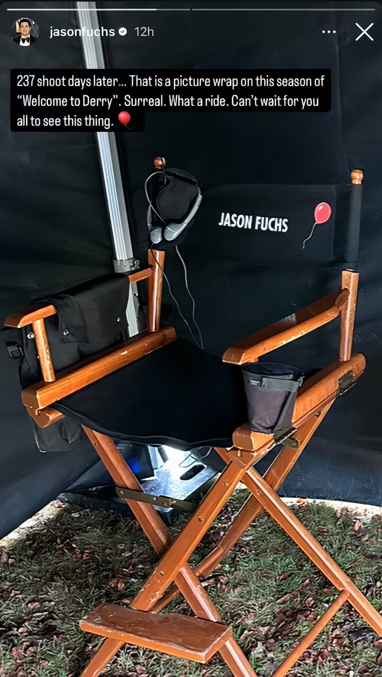 Welcome to Derry, série prelúdio de It: A Coisa, encerra filmagens (Foto: Reprodução/Instagram)