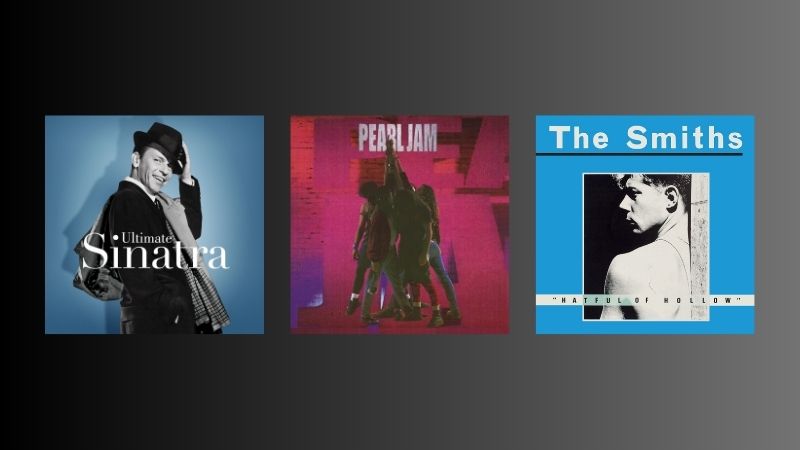 Explore 8 álbuns icônicos que dominaram as paradas em setembro na Amazon, de clássicos do rock como 'Ten' a sucessos inesquecíveis do 'The Smiths'