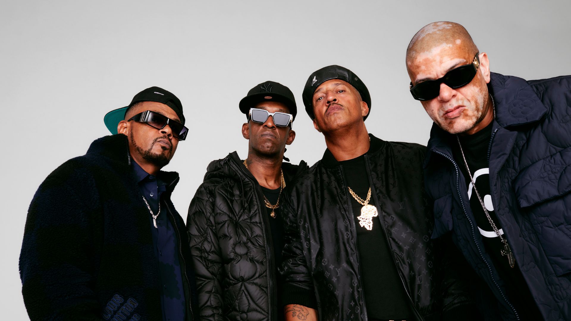 Edi Rock, Ice Blue, Mano Brown e KL Jay formam Racionais MC's (Foto: Divulgação)
