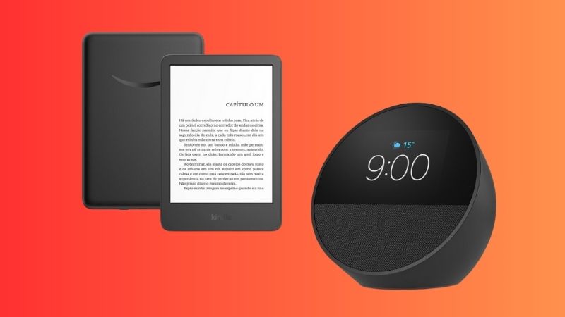 Adquira um novo Kindle ou um dispositivo com Alexa, como a nova Echo Spot, com grande descontos durante a Mega Oferta da Amazon