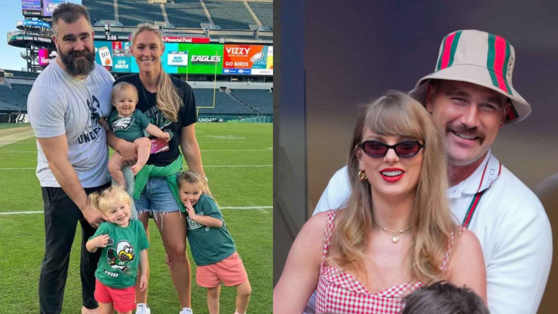 Jason Kelce elogia Taylor Swift: 'Ela é maravilhosa e foi incrível com nossa família'