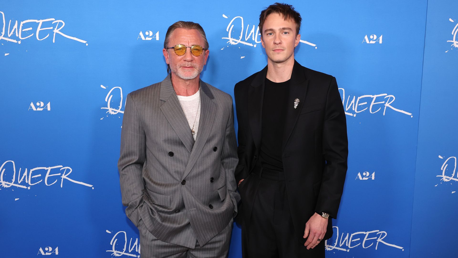 Daniel Craig e Drew Starkey (Foto: Eric Charbonneau/A24 via Getty Images)