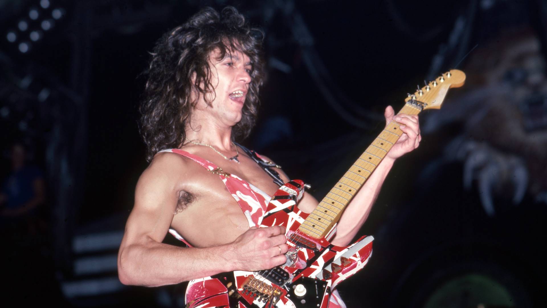 Eddie Van Halen em 1982 (Foto: Ross Marino / Getty)