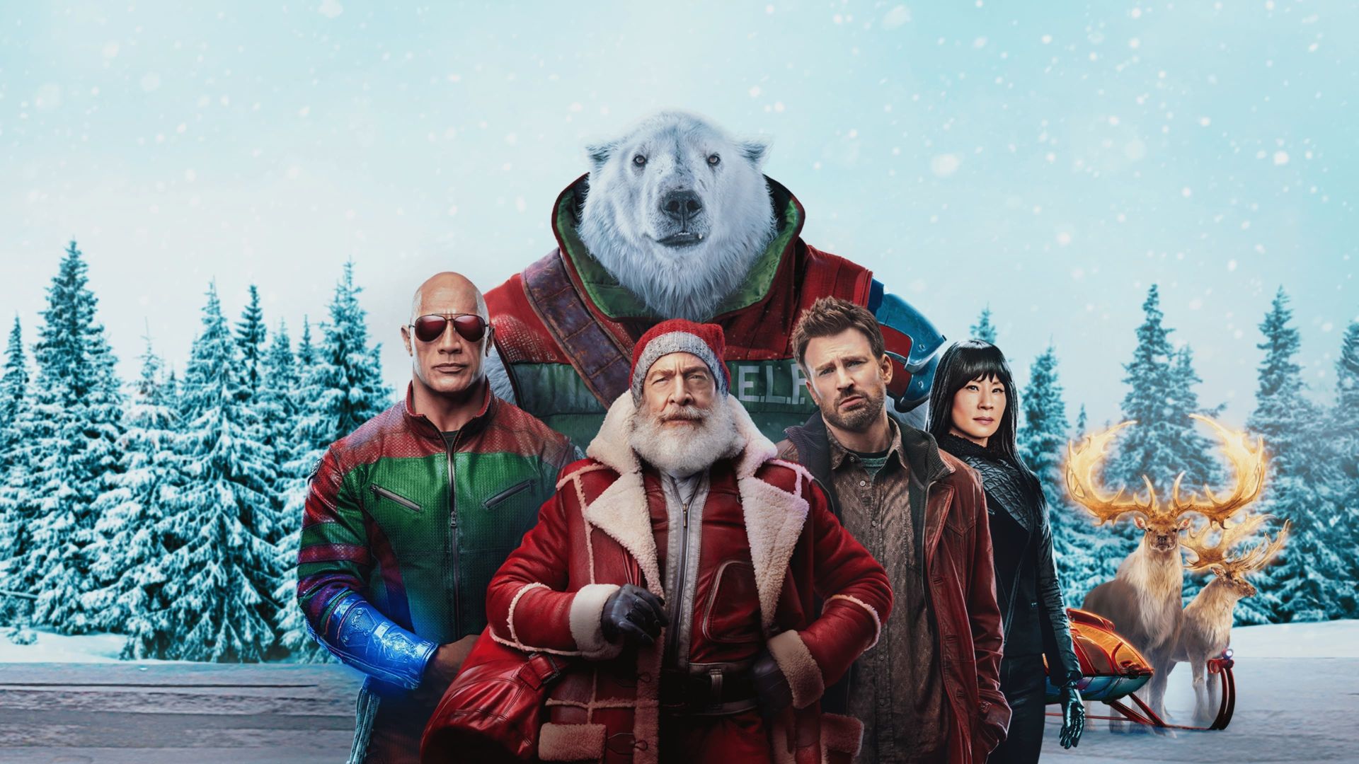 Operação Natal, com Dwayne Johnson e Chris Evans, estreia nas plataformas digitais