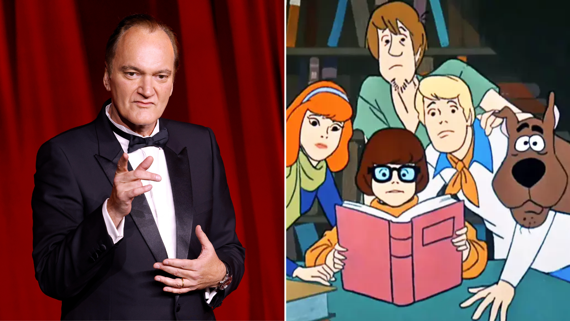 Quentin Tarantino e Scooby-Doo (Foto: Taylor Hill/FilmMagic e Reprodução)