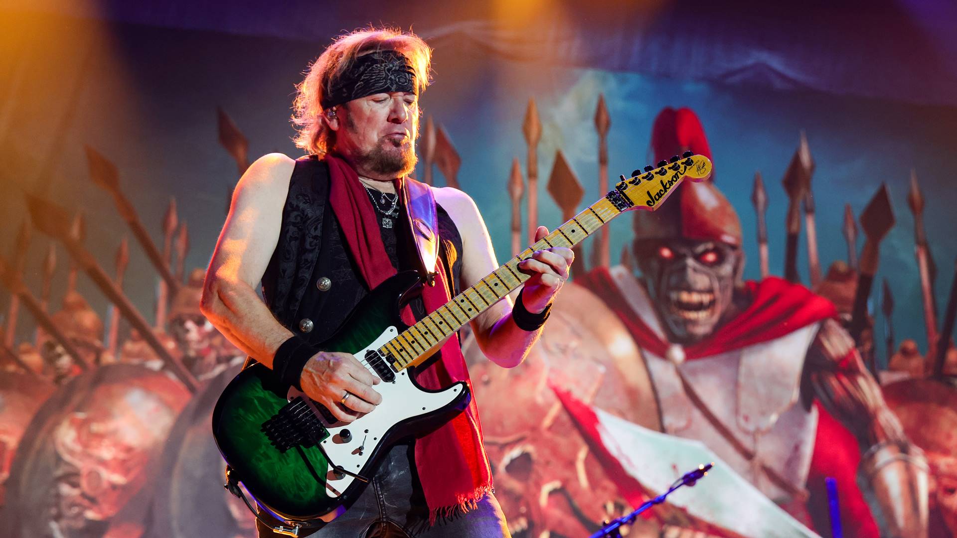Adrian Smith, guitarrista do Iron Maiden - Foto: Kevin Mazur / Getty Images for Power Trip