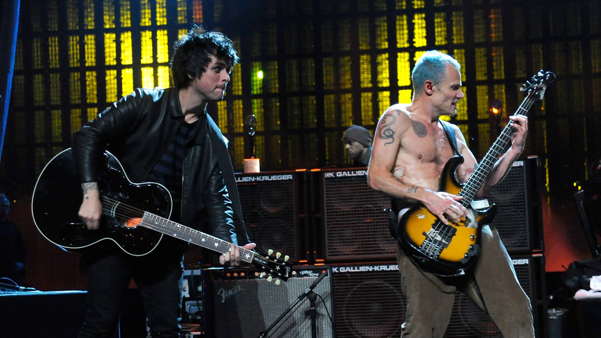 Billie Joe Armstrong e Flea