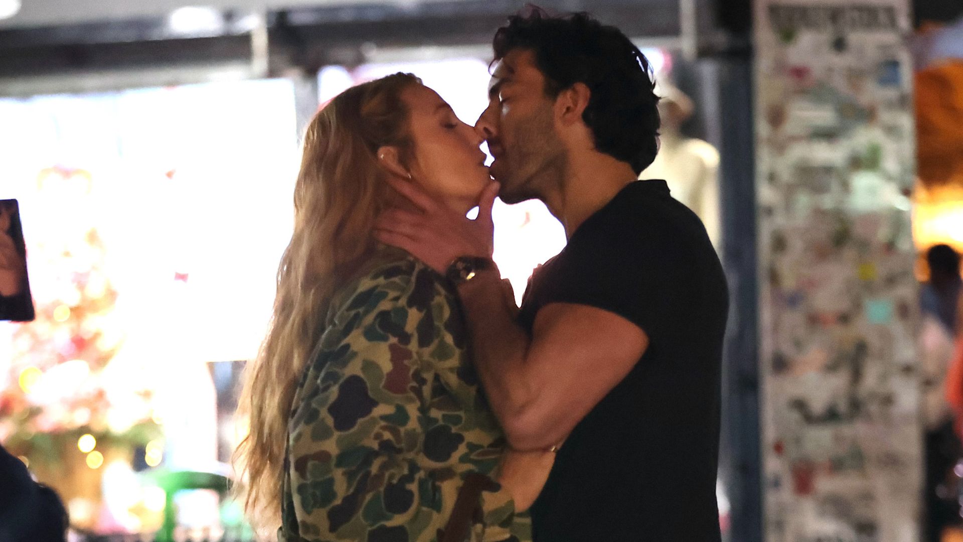 Blake Lively e Justin Baldoni no set de É Assim que Acaba (Foto: Jose Perez/Bauer-Griffin/GC Images)