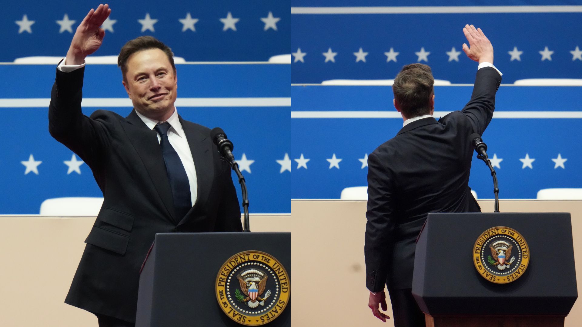 Elon Musk faz gesto nazista durante discurso (Foto: Elon Musk (Fotos: Christopher Furlong/Getty Images)