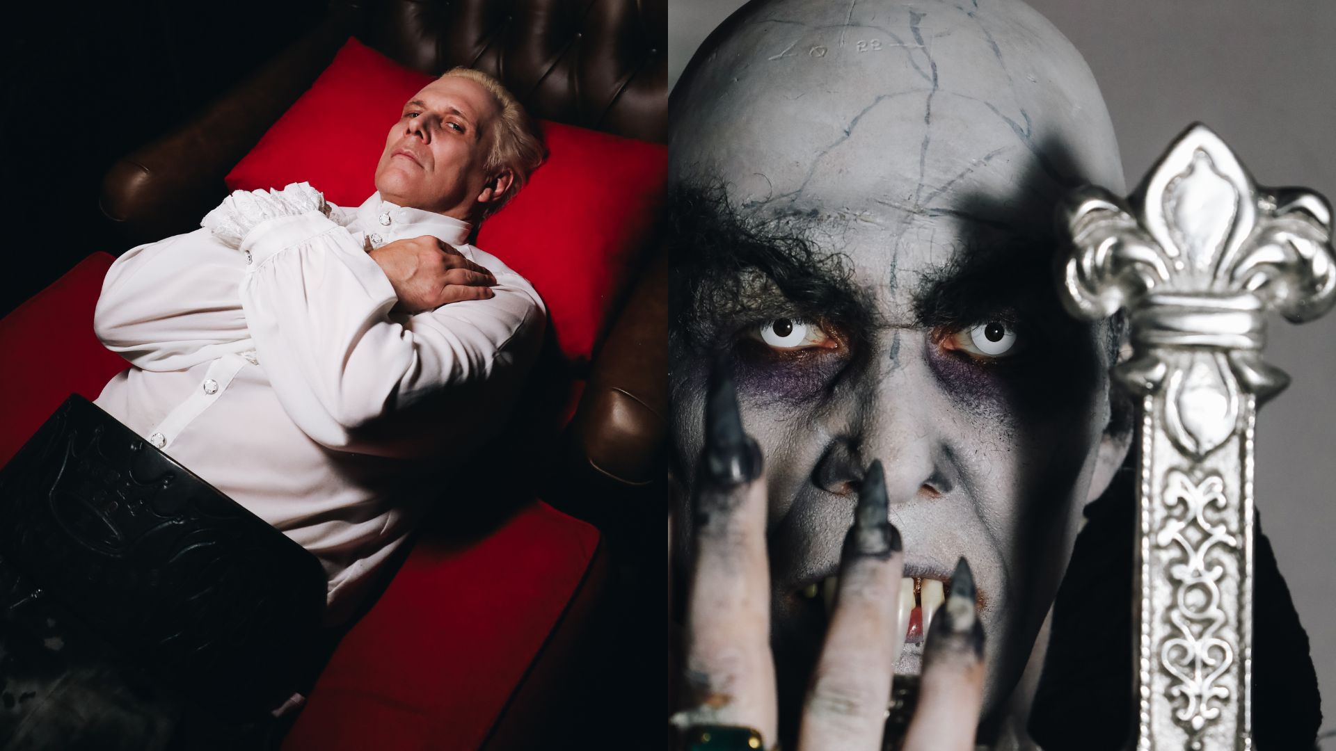 Supla no clipe de 'If You Believe in Nosferatu' (Foto: Victoria Brito/@vicb___)