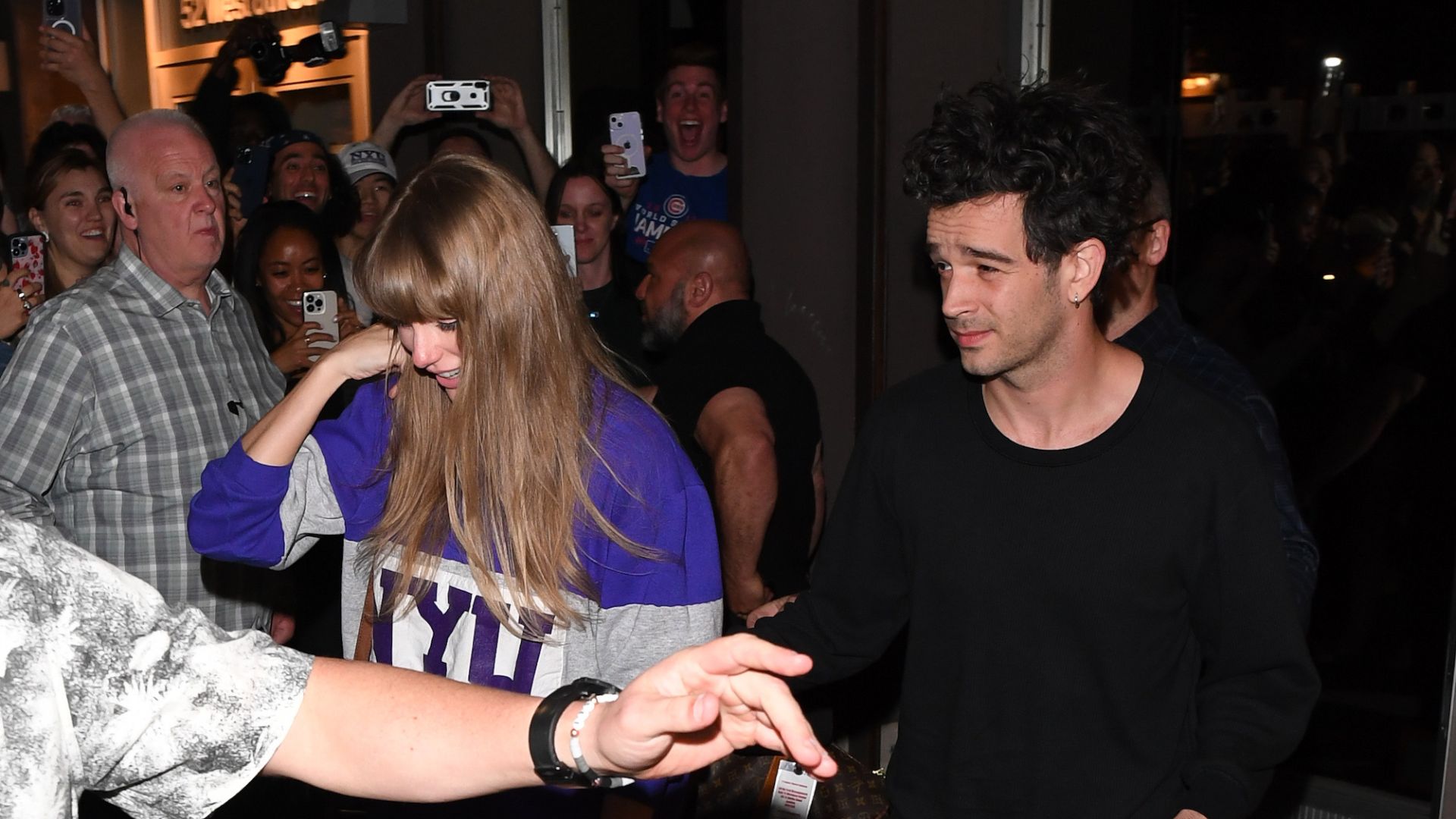Taylor Swift e Matty Healy (Foto: Robert Kamau/GC Images)