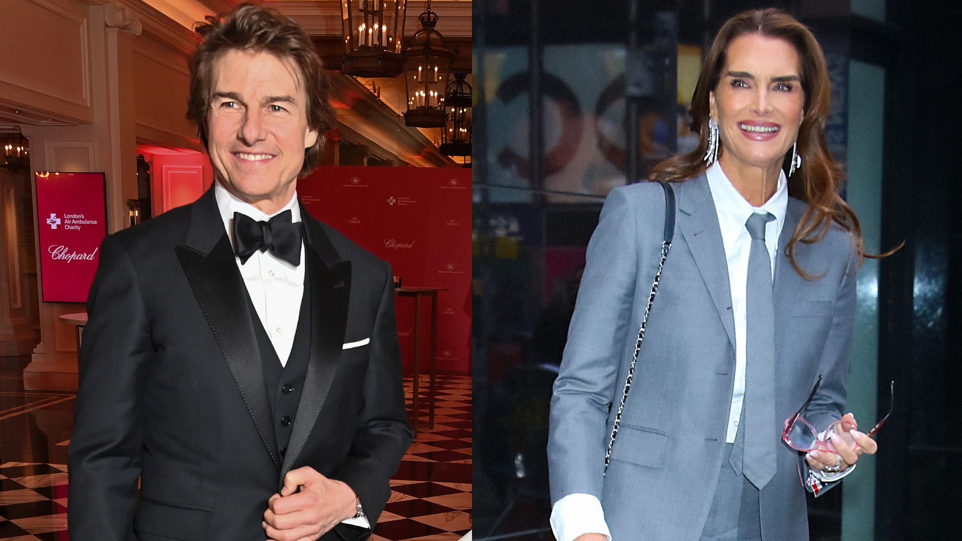 Tom Cruise e Brooke Shields (Fotos: Getty Images)