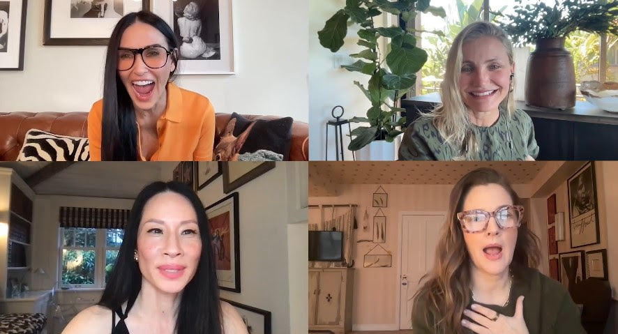 Demi Moore, Cameron Diaz, Lucy Liu e Drew Barrymore (Foto: Reprodução)