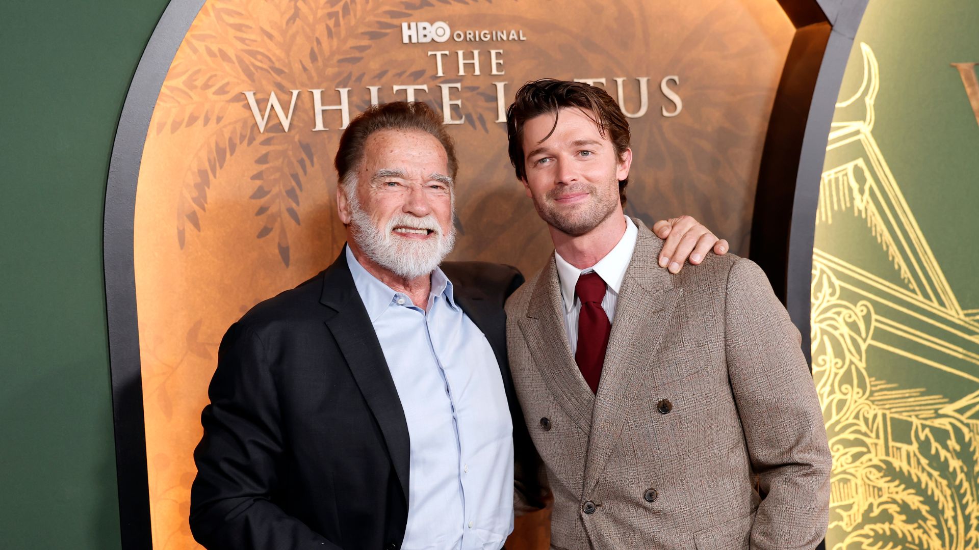 Arnold Schwarzenegger e Patrick Schwarzenegger (Foto: Emma McIntyre/Getty Images)