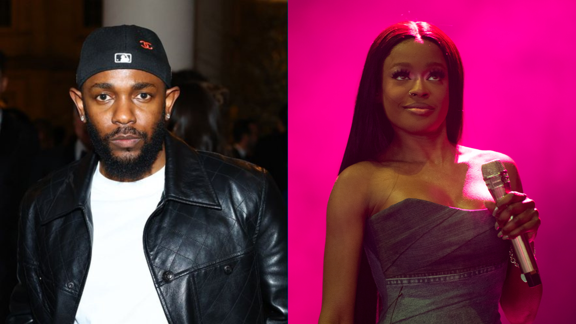 Kendrick Lamar e Azealia Banks (Foto: Getty Images