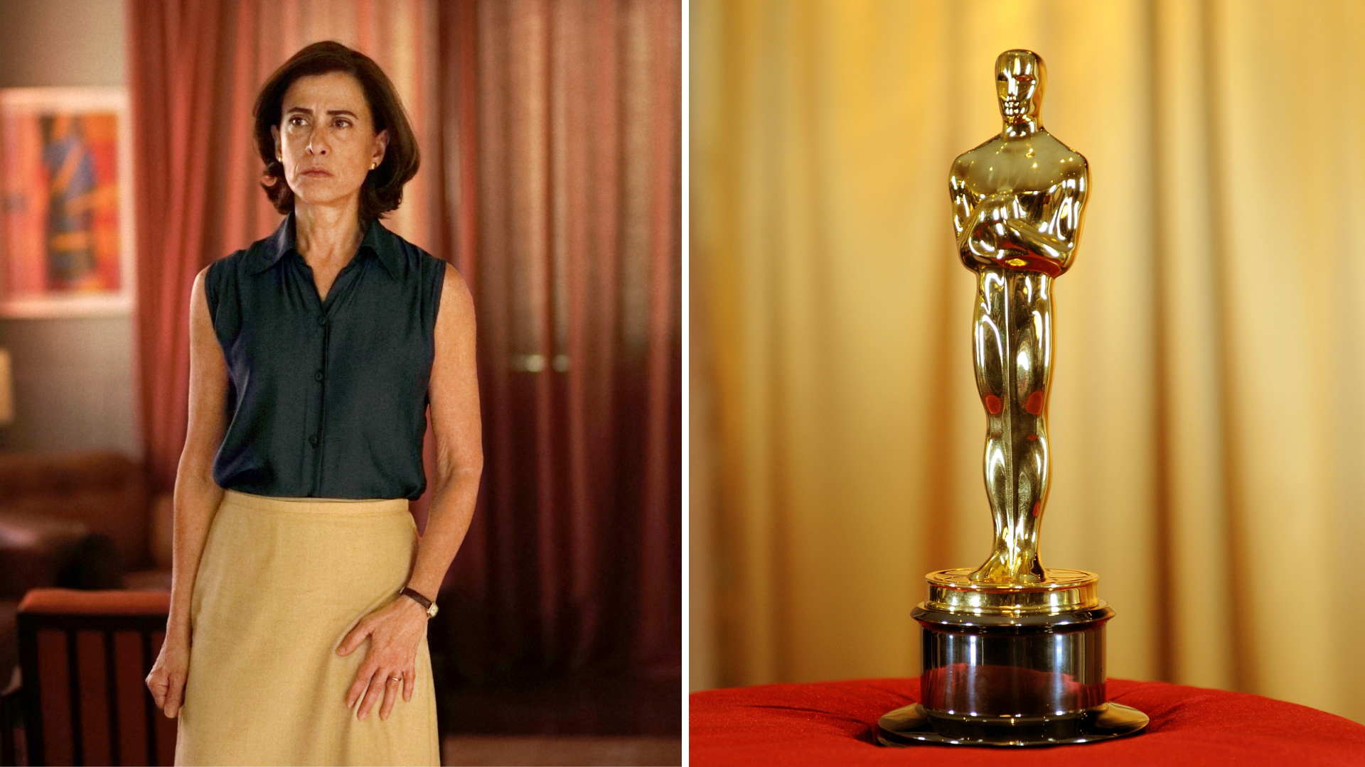 Fernanda Torres deve levar a estatueta de Melhor Atriz, segundo previsão (Foto: Divulgação e Andrew H. Walker/Getty Images)