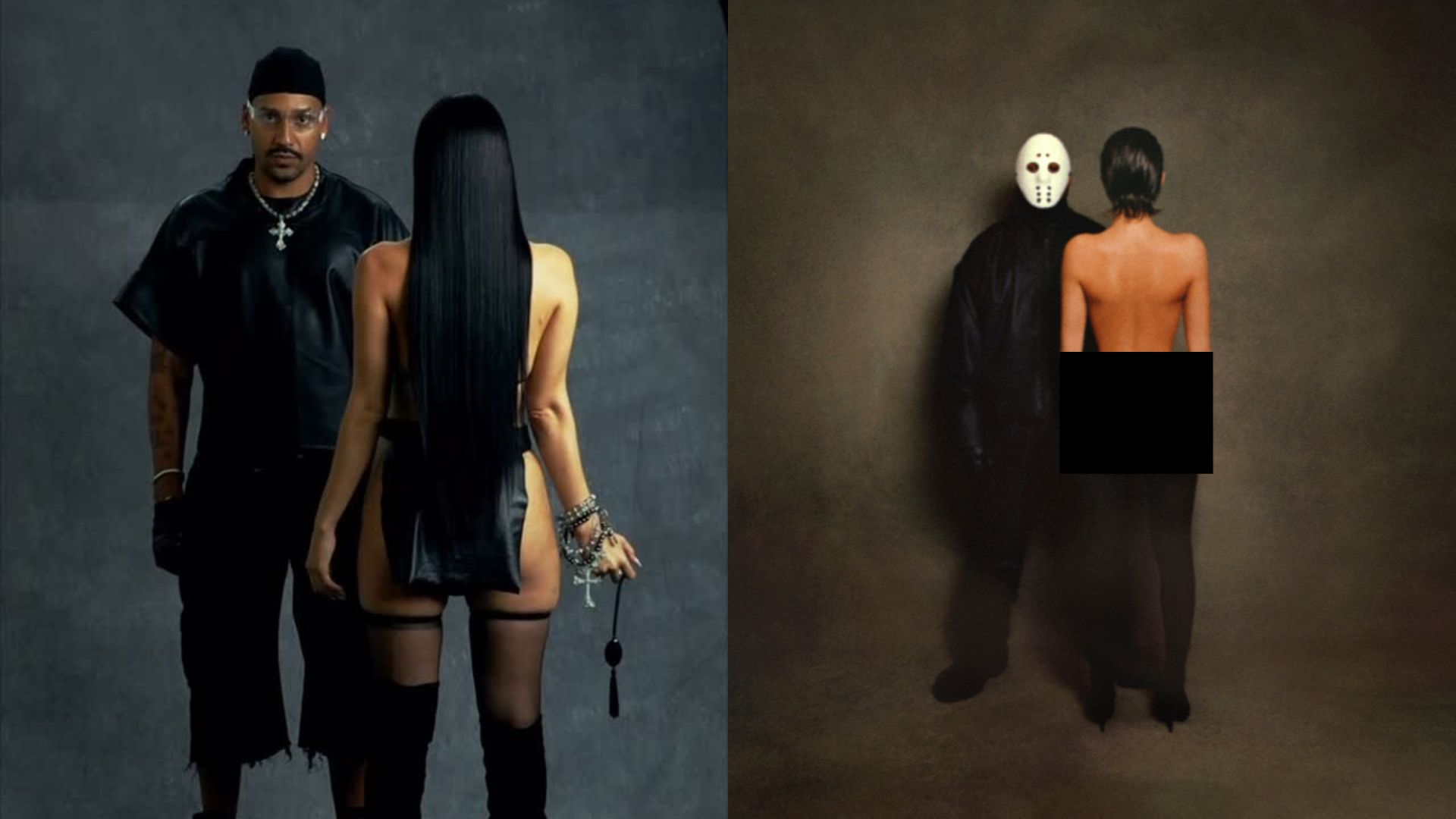 Froid recria capa de Vultures 1, disco de Kanye West (Fotos: Reprodução)