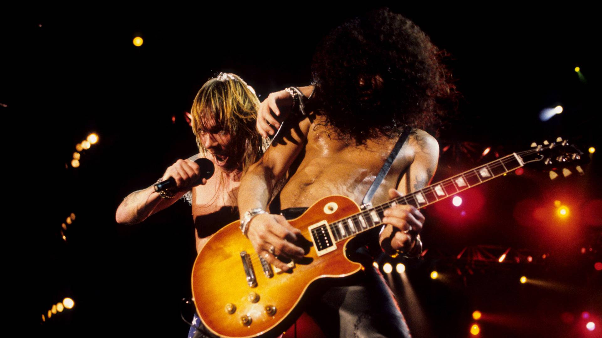 Guns N' Roses: Axl Rose e Slash no Rock in Rio 1991
