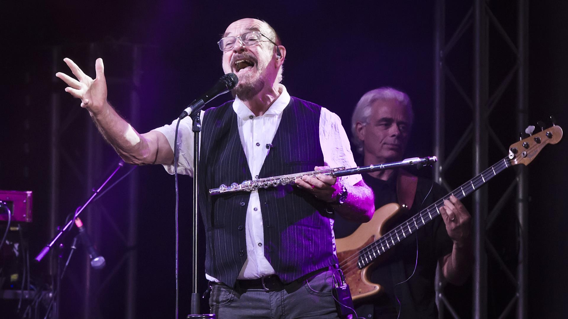 Ian Anderson, líder do Jethro Tull, em 2017