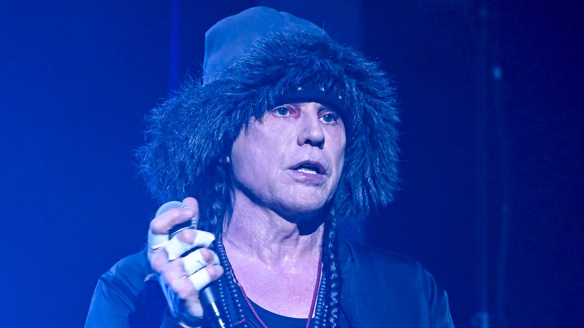 Ian Astbury durante show do The Cult em 2022