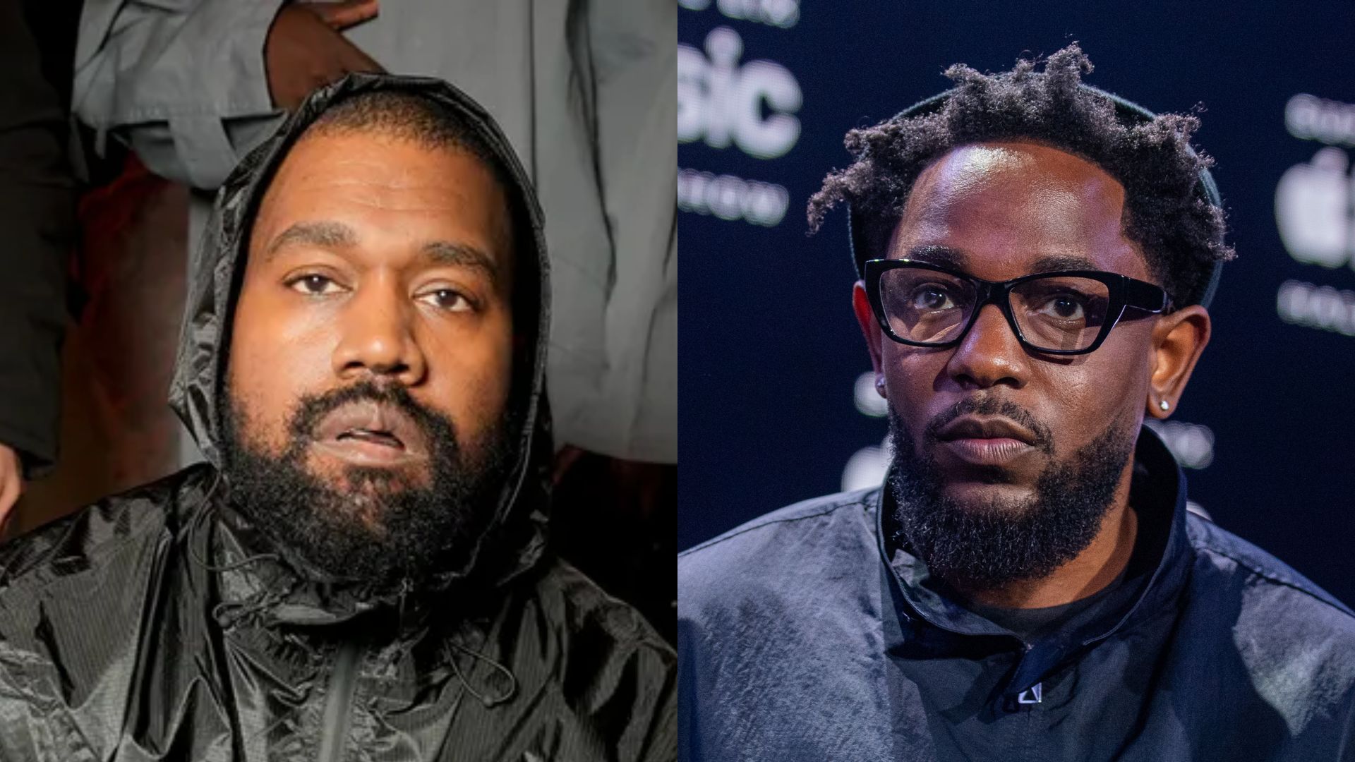 Kanye West (Foto: Alessandro Levati/Getty Images) | Kendrick Lamar (Foto: Aaron J. Thornton/WireImage)