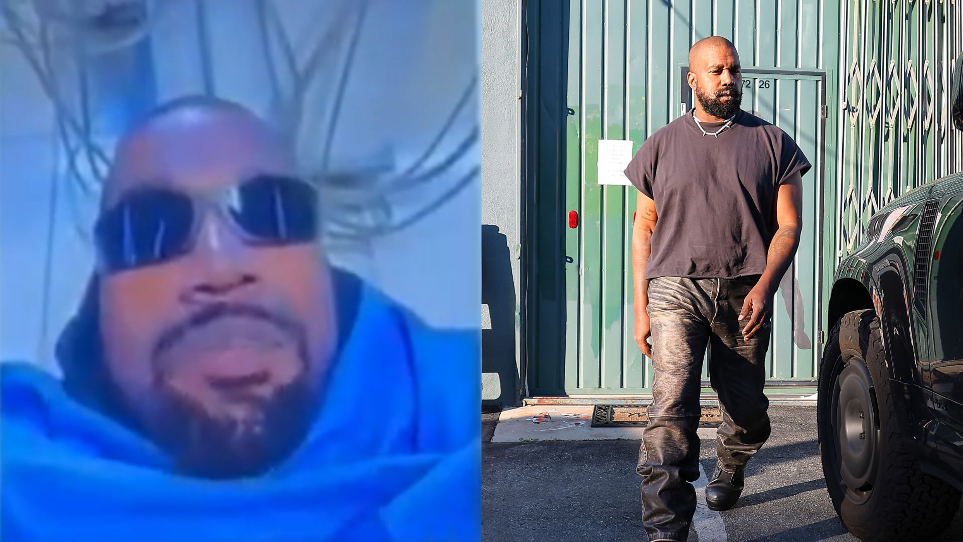 Kanye West (Fotos: Reprodução/Twitter e KZLLC/Bauer-Griffin/GC Images)