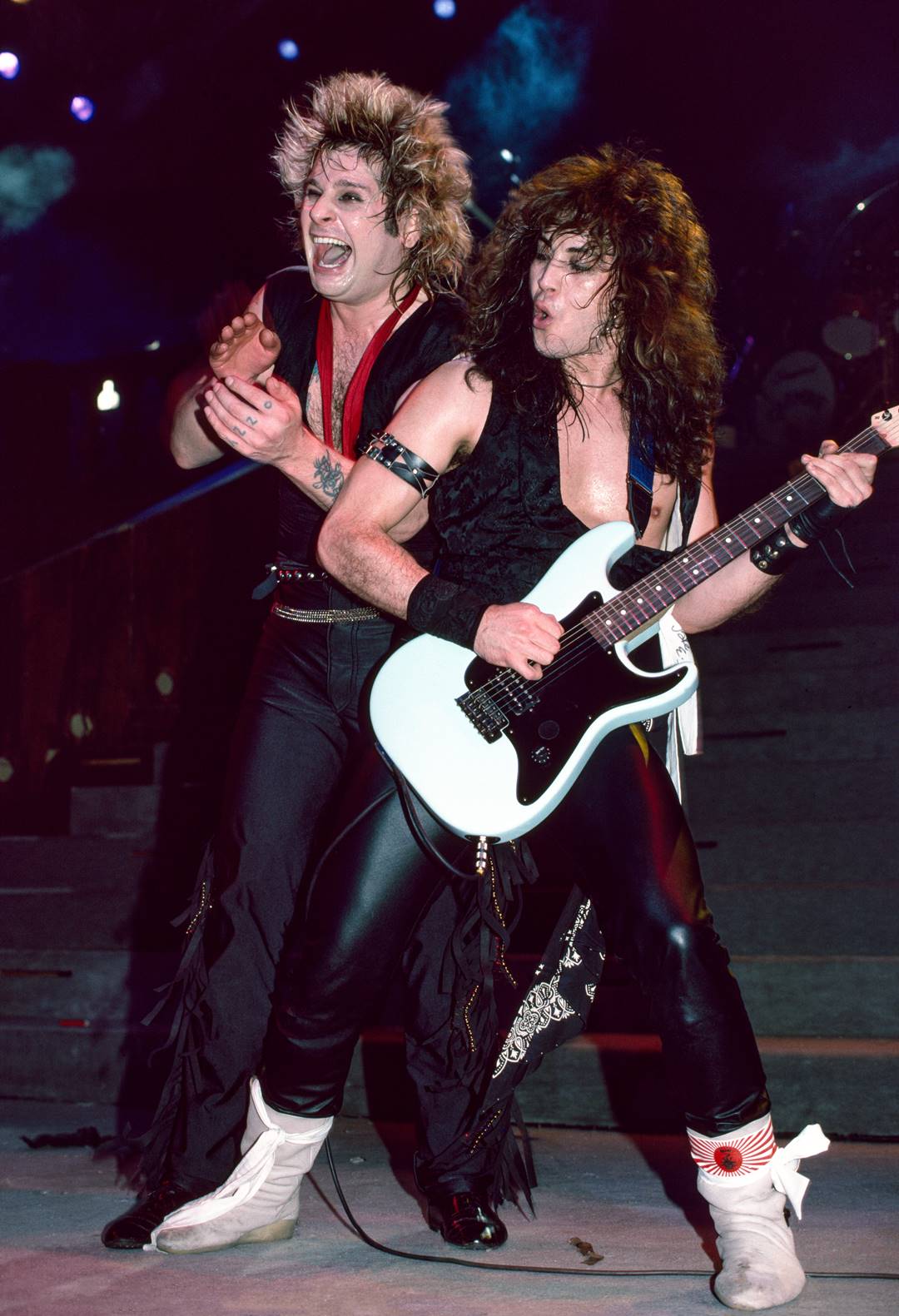 Ozzy Osbourne e Jake E. Lee em 1984