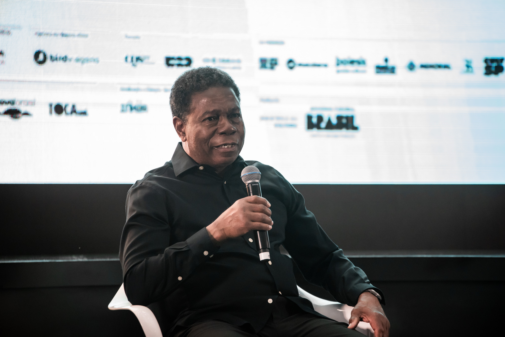 Paulinho da Costa na SIM São Paulo (Foto: Julia Magalhães)