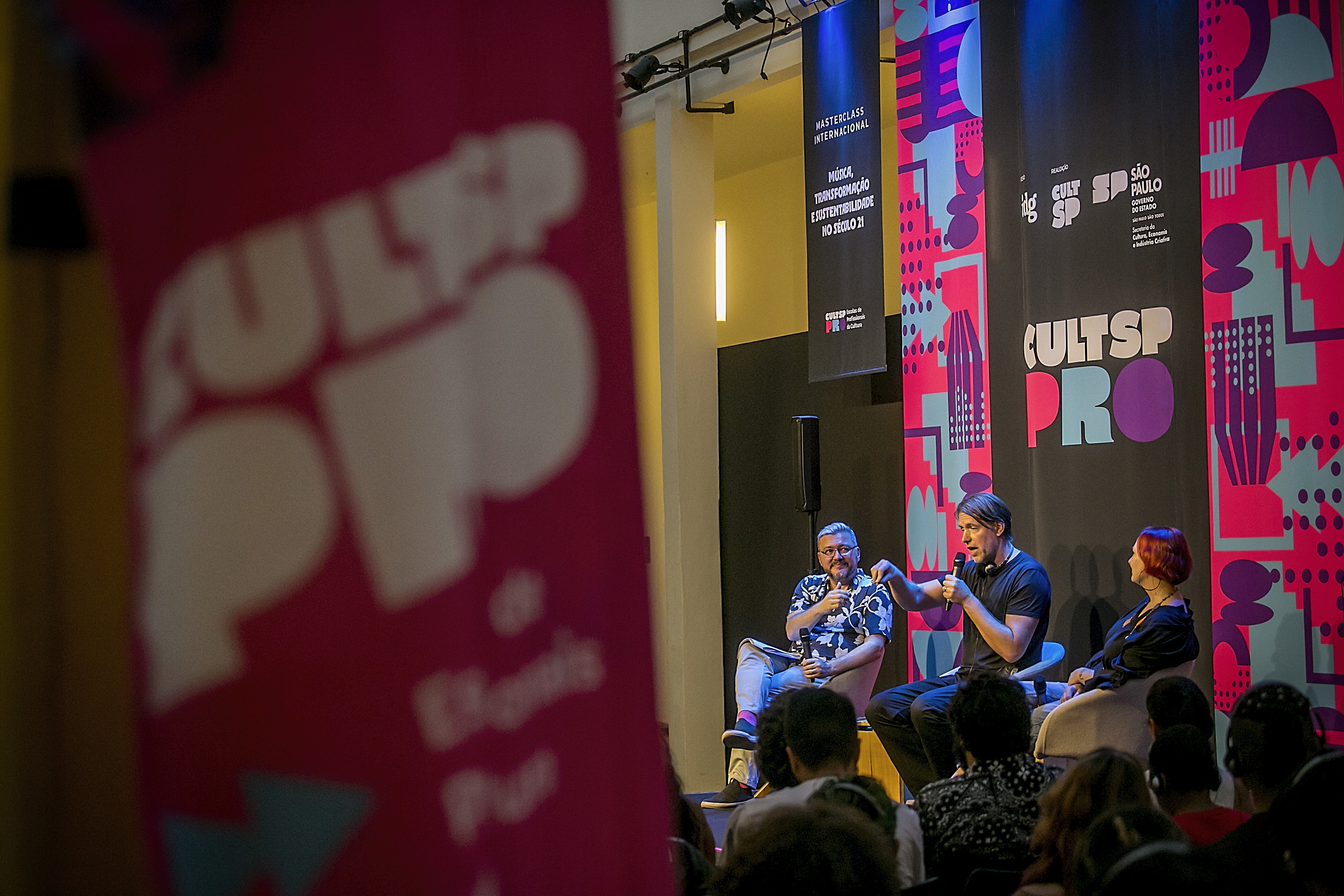 Ed O'Brien e Ruth Daniel na CULTSP PRRO (Foto: Divulgação)