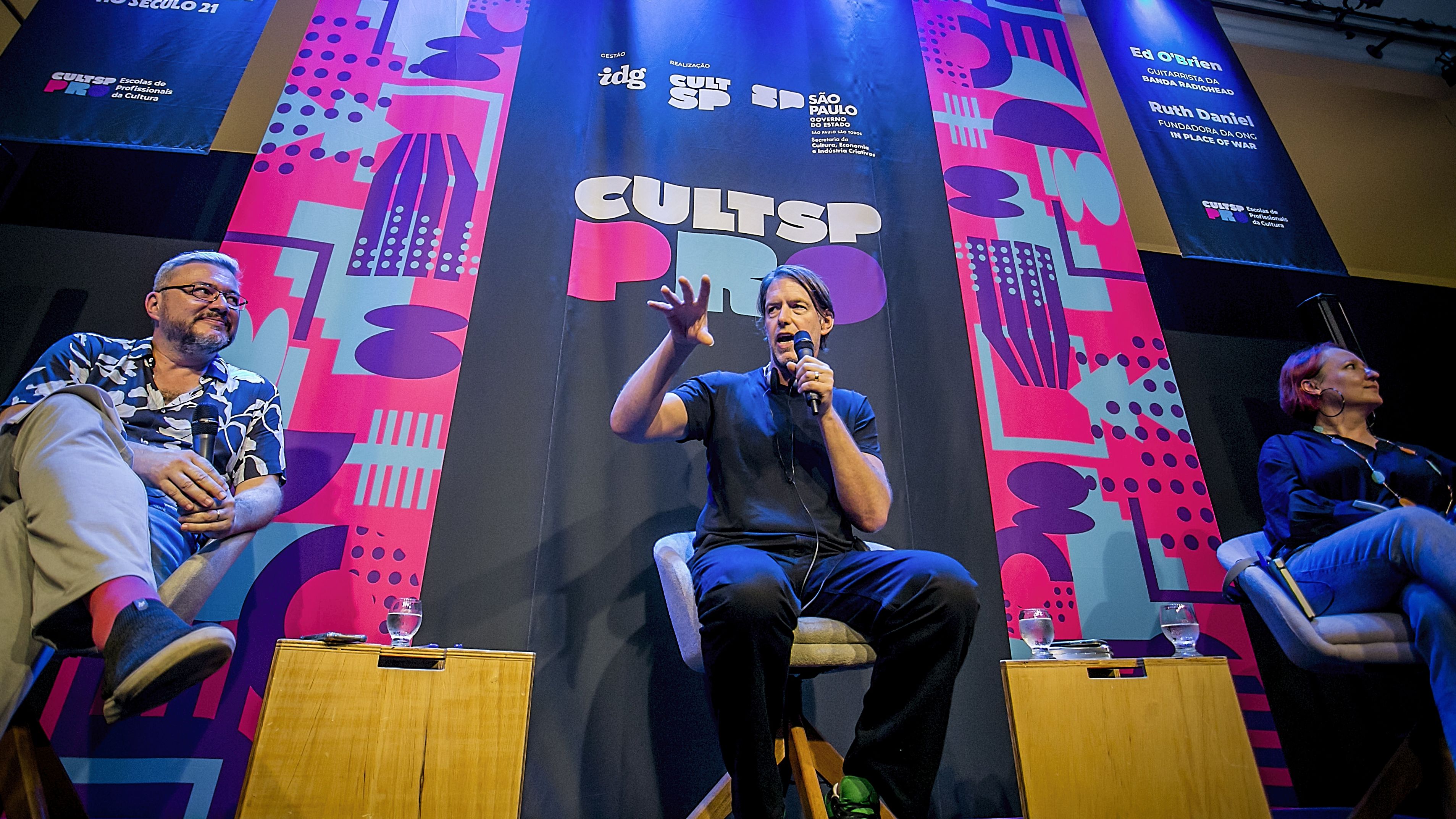 Ed O'Brien na CULTSP PRRO (Foto: Divulgação)