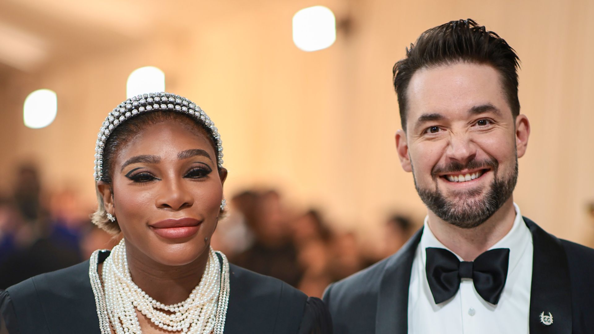 Serena Williams e Alexis Ohanian (Foto: Dimitrios Kambouris/Getty Images)