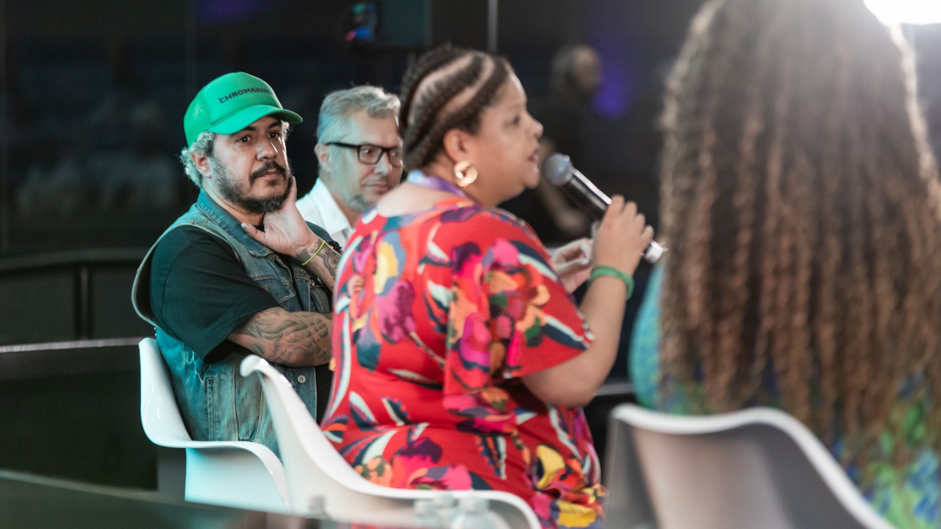 Marcelo D2 e Fabiana Cozza no SIM São Paulo 2025 (Foto: Julia Magalhaes/@jmag.julia)