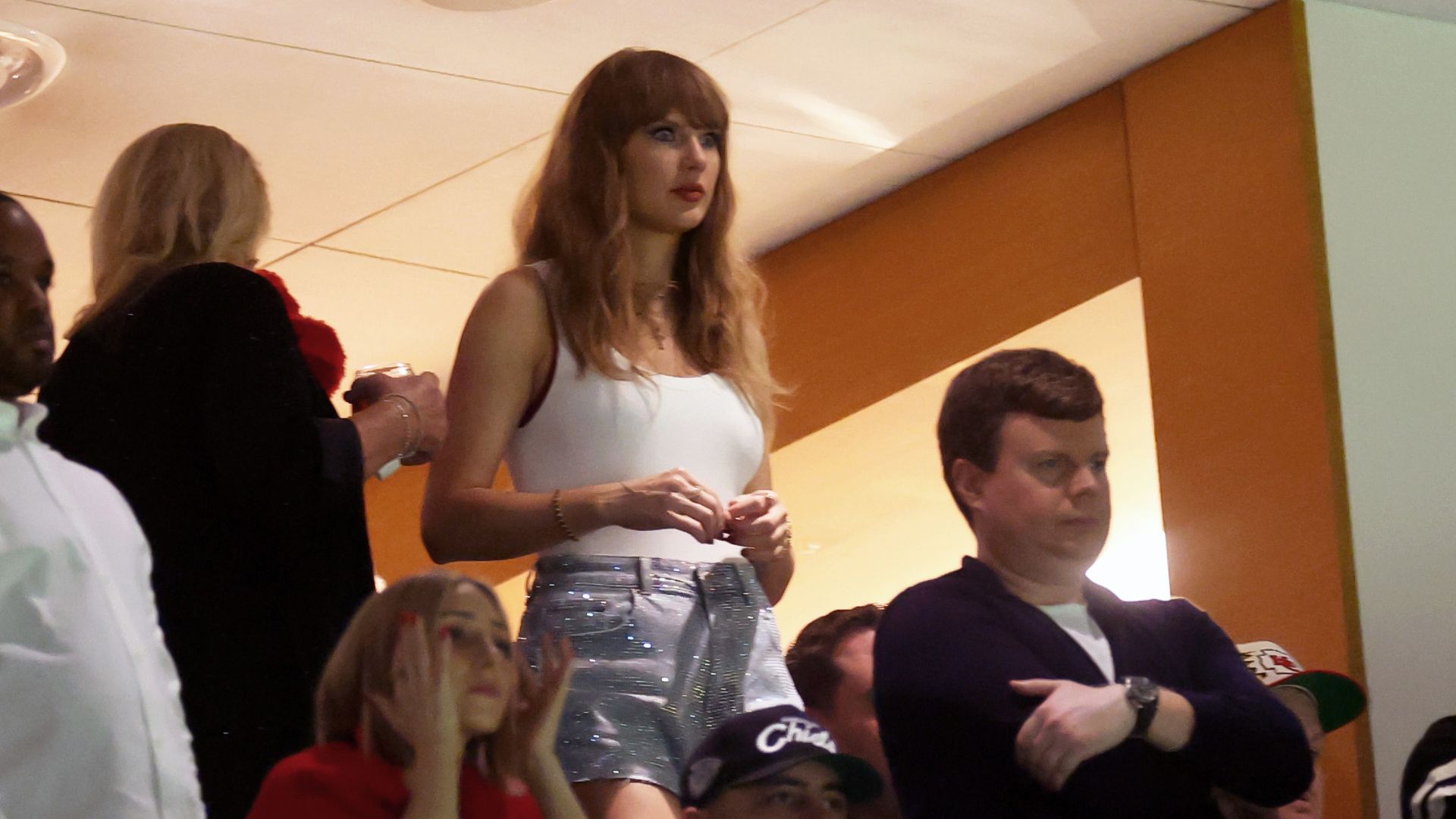 Taylor Swift no Super Bowl 2025 (Foto: Gregory Shamus/Getty Images)