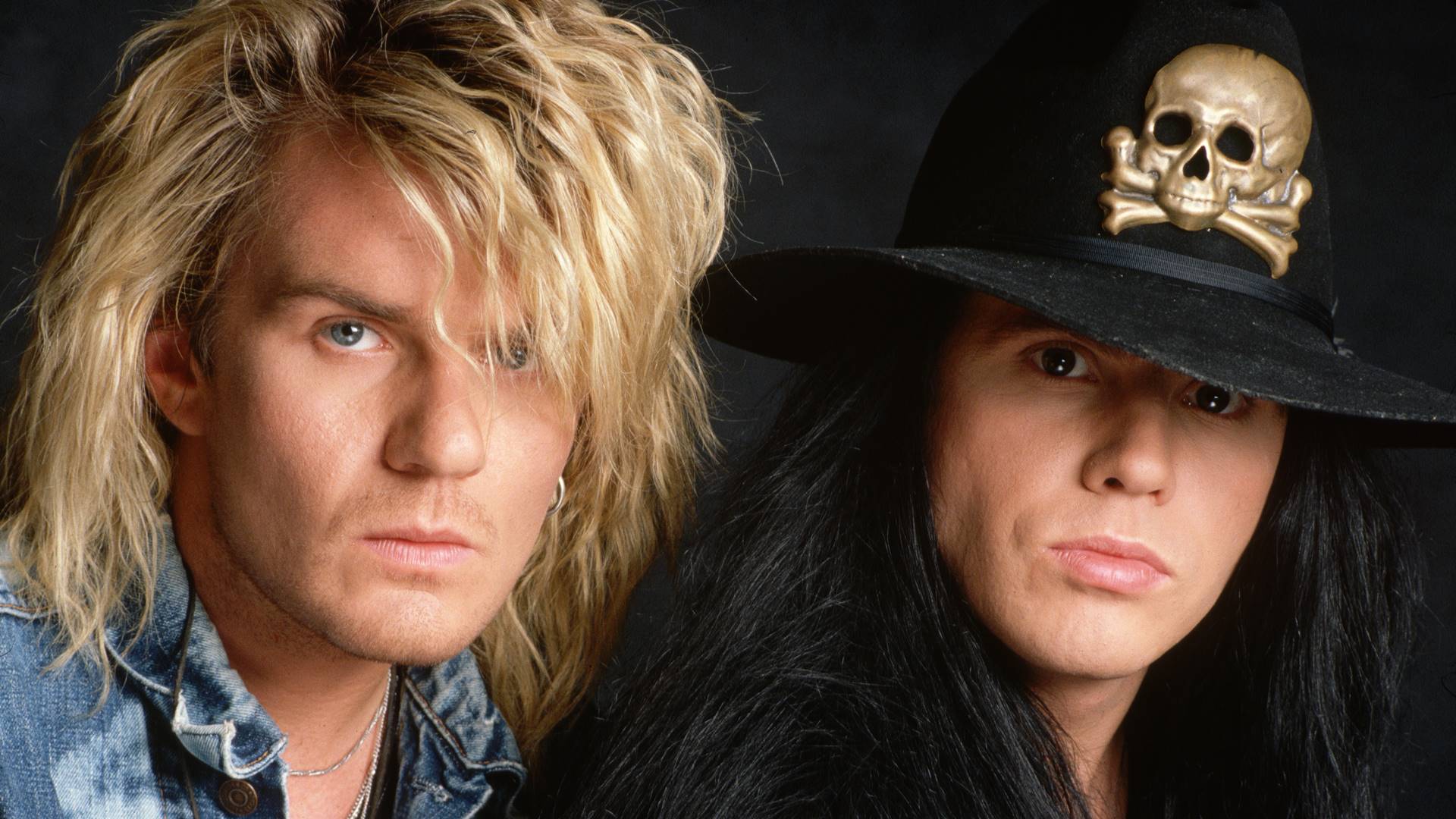 Billy Duffy e Ian Astbury, do The Cult, na década de 1980