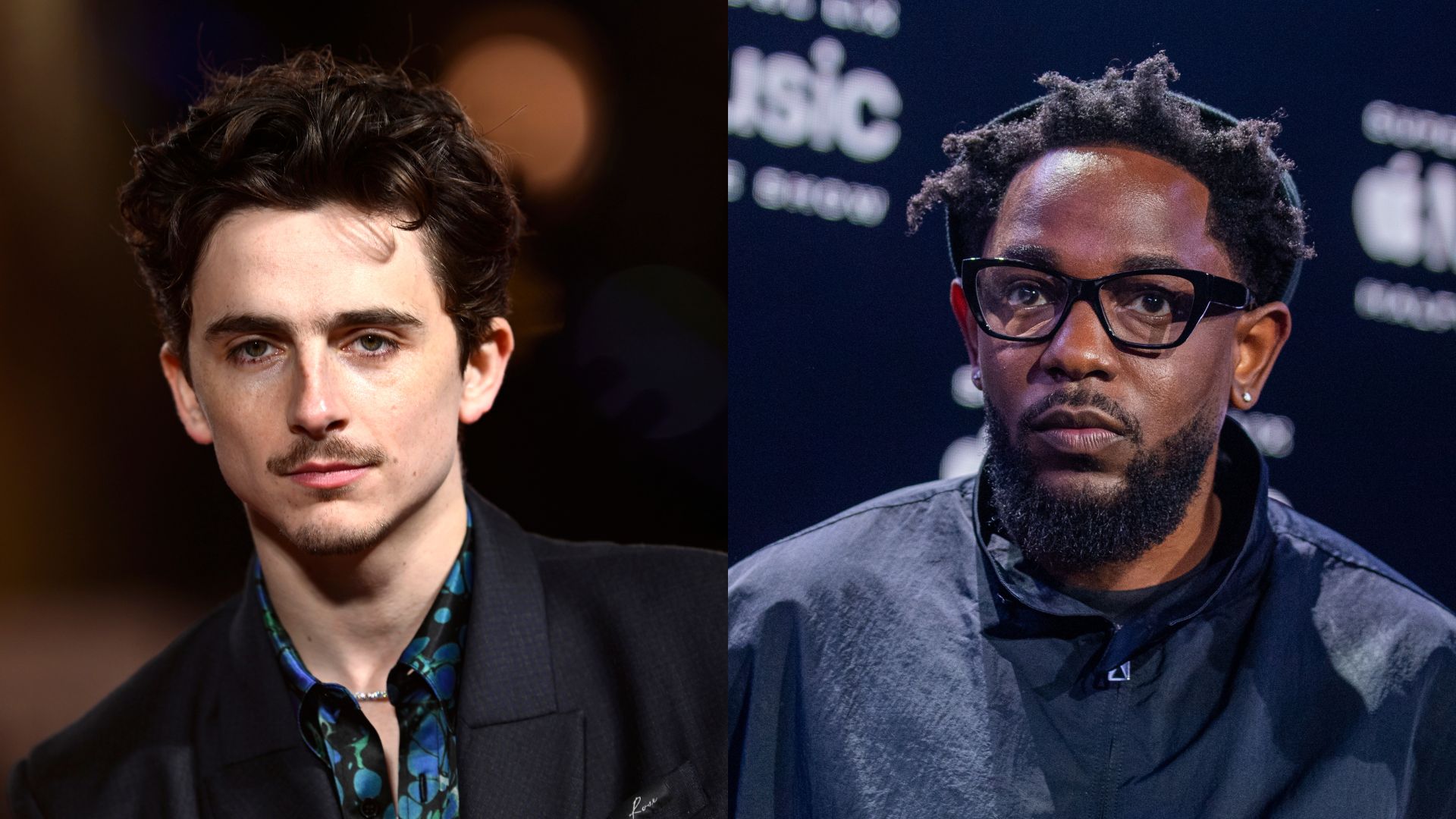 Timothée Chalamet (Foto: Gareth Cattermole/Getty Images) | Kendrick Lamar (Foto: Aaron J. Thornton/WireImage)
