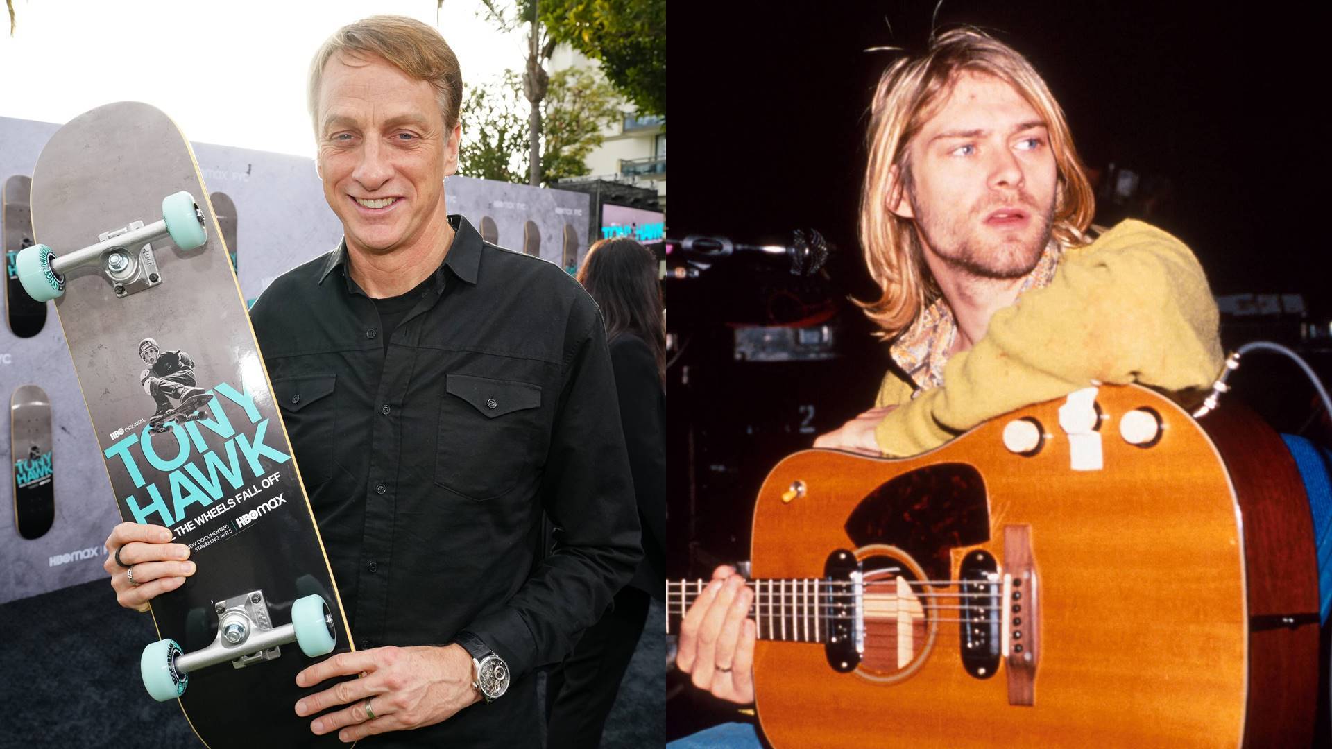 Tony Hawk e Kurt Cobain