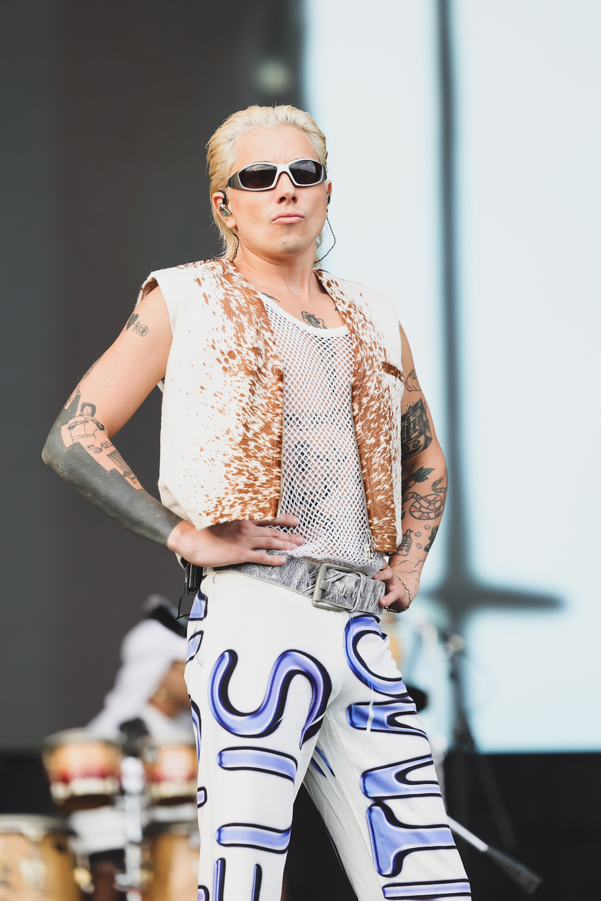 Ca7riel & Paco Amoroso faz show explosivo e conquista o público brasileiro no Lollapalooza (Foto: Rafael Cusato/Brazil News)