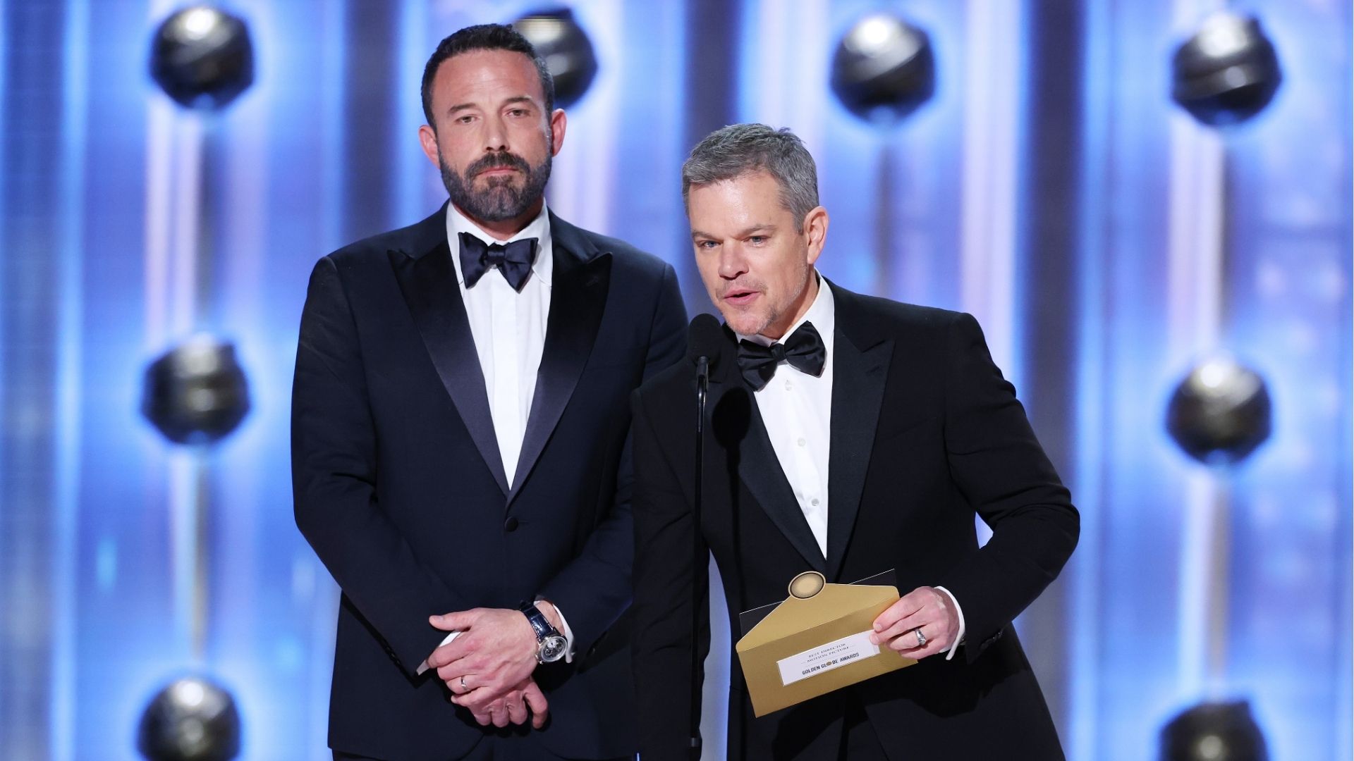 Ben Affleck e Matt Damon | Foto: Rich Polk/Golden Globes 2024/Golden Globes 2024 via Getty Images