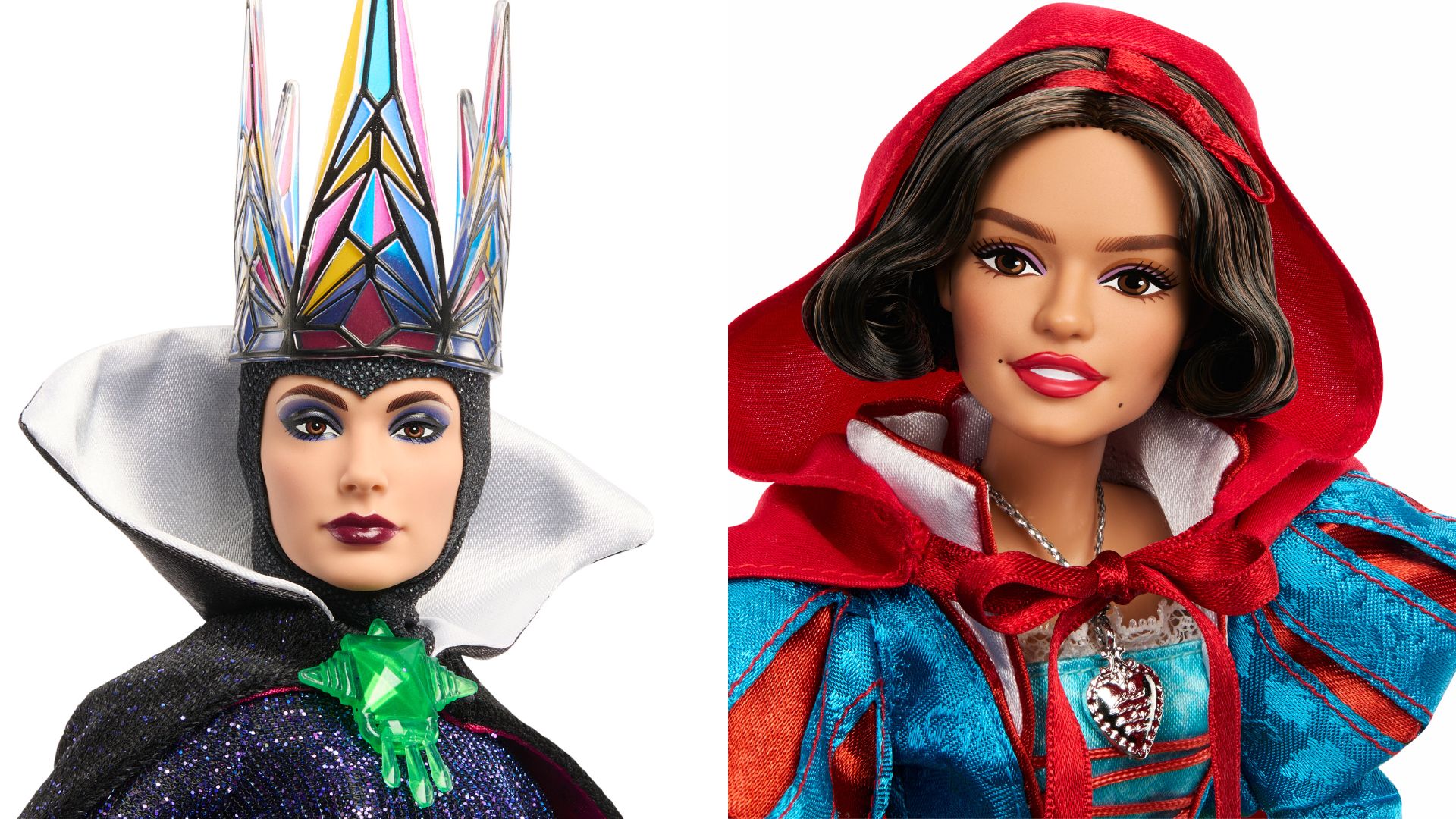 Mattel lança bonecas de Branca de Neve e Rainha Má inspiradas no live-action da Disney