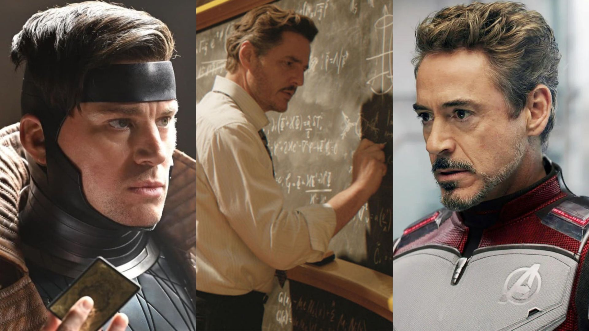 Channing Tatum (Gambit), Pedro Pascal (Reed Richards/Senhor Fantástico) e Robert Downey Jr. (Victor Von Doom/Doutor Destino) são confirmados em novo filme dos Vingadores (Foto: Reprodução/Marvel Studios)
