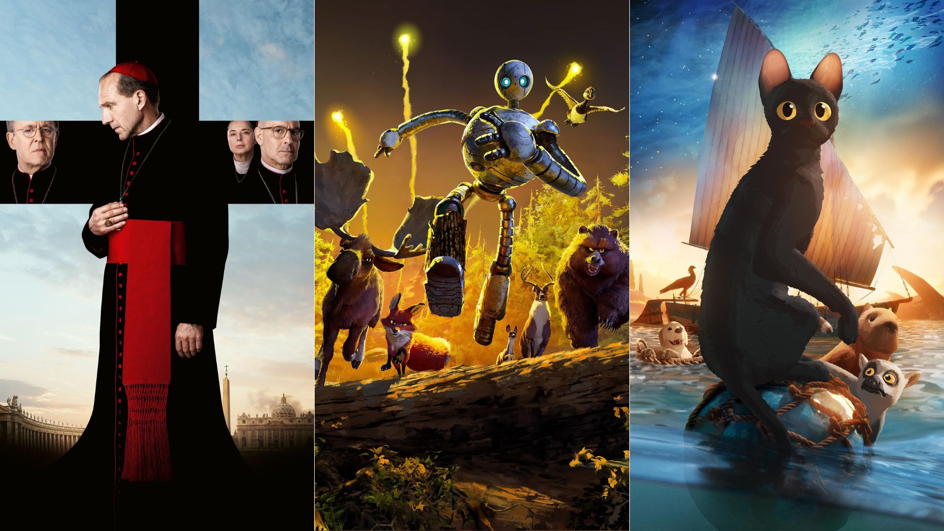 Conclave, Robô Selvagem, Flow e mais estreias no Prime Video em abril