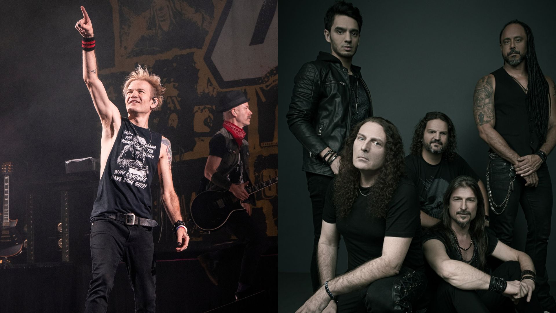 Deryck Whibley, do Sum 41, e Angra