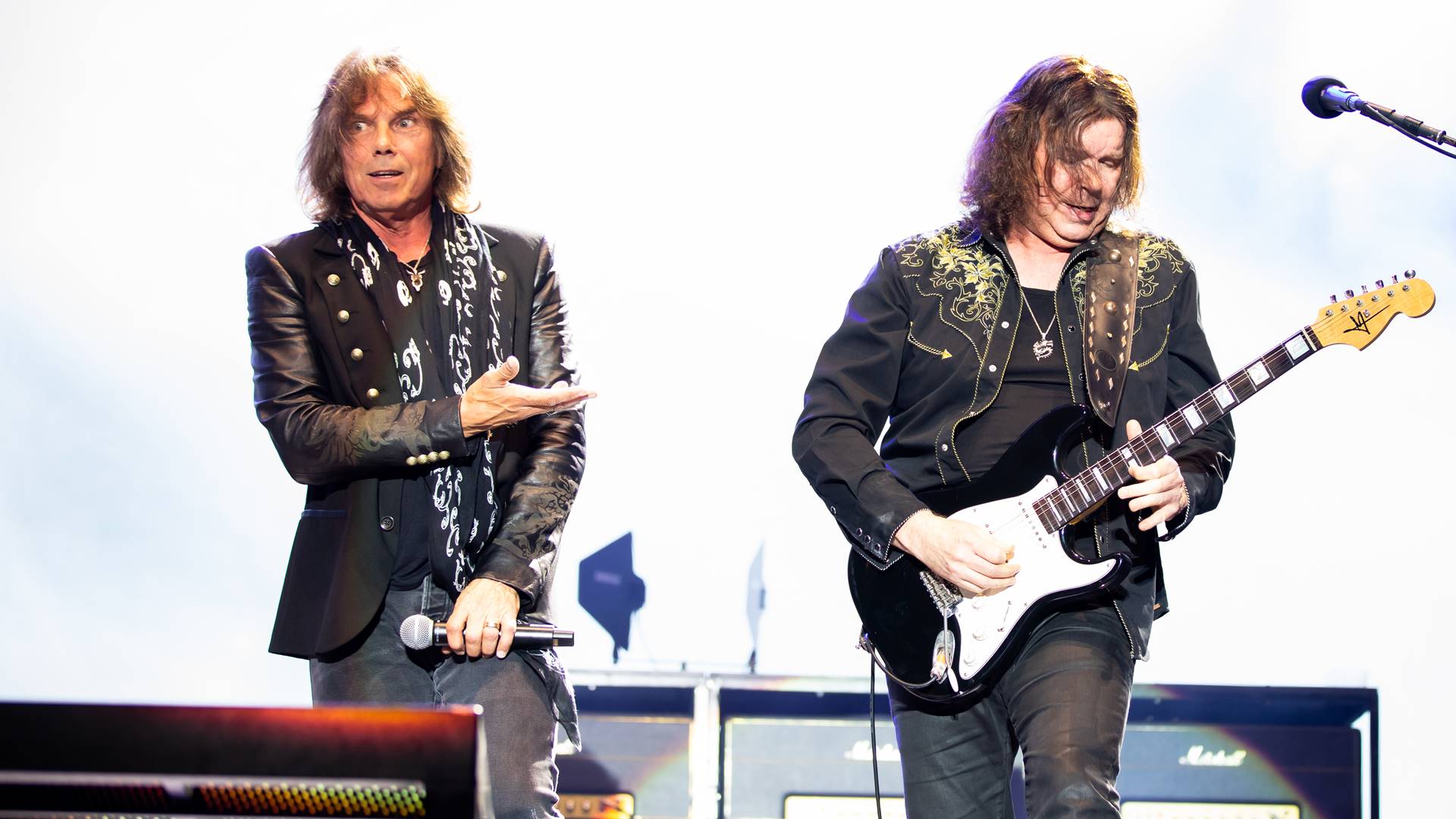Joey Tempest e John Norum ao vivo com o Europe em 2024 - Foto: Elsie Roymans / Getty Images
