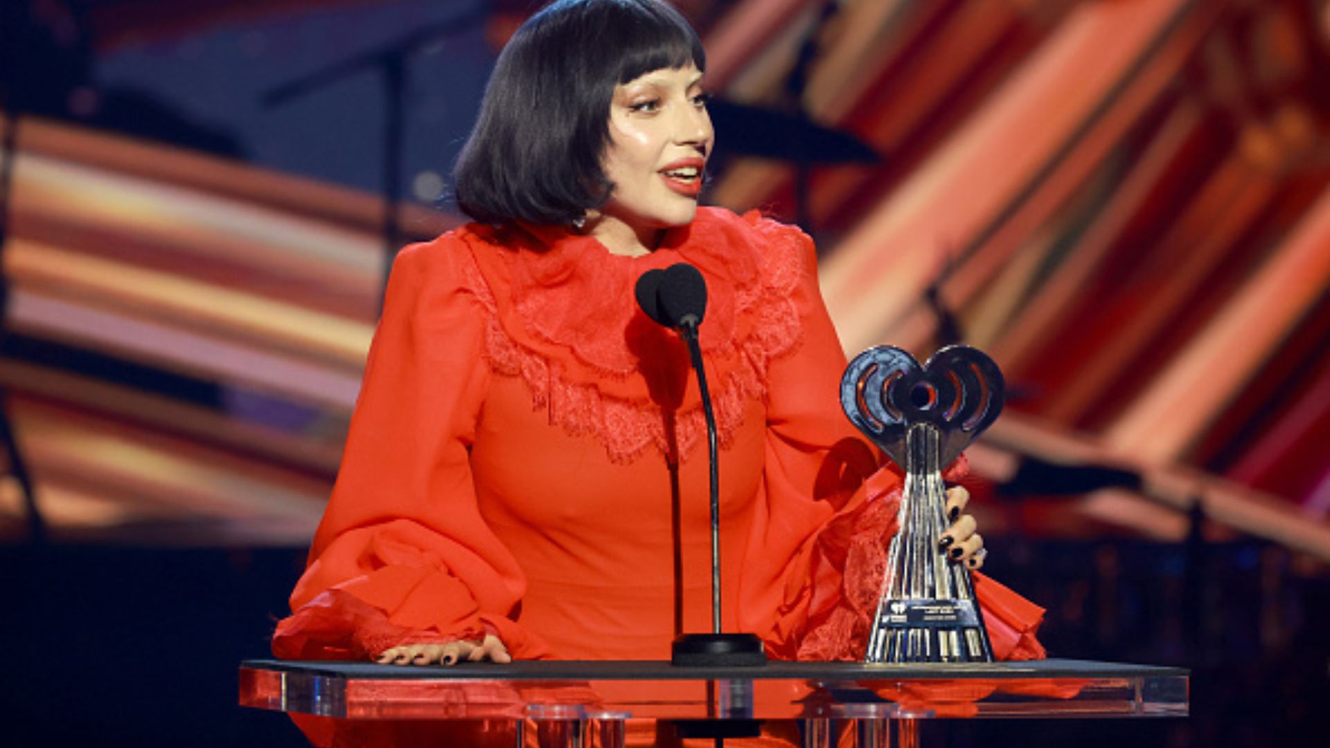 Lady Gaga no prêmio iHeartRadio 2025