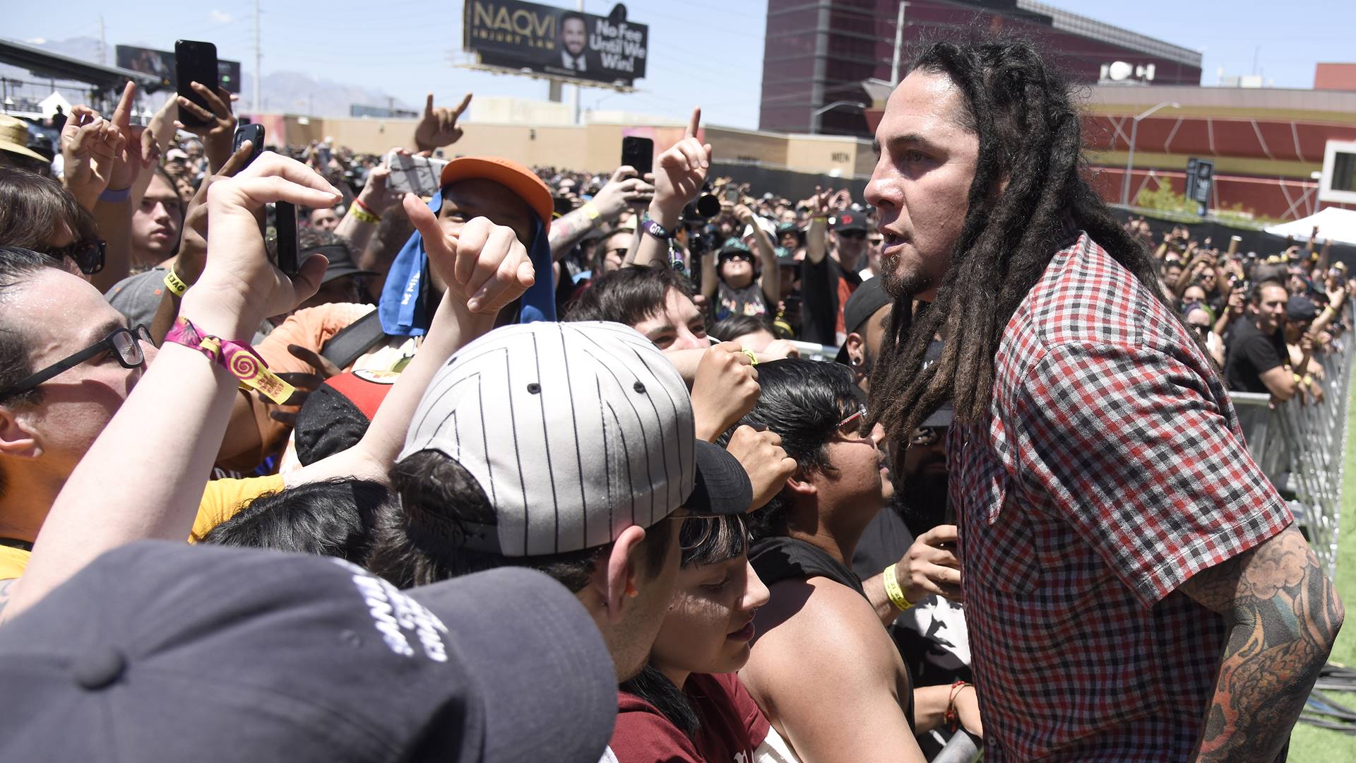Sonny Sandoval, vocalista do P.O.D., em 2023